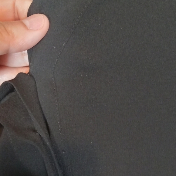 Eileen Fisher Linen Black Long Sleeve Office Mature Size Large Women - Picture 6 of 8